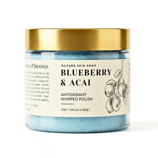 Blueberry Whipped Sugar Scrub, Gentle Rejuvenate Skin